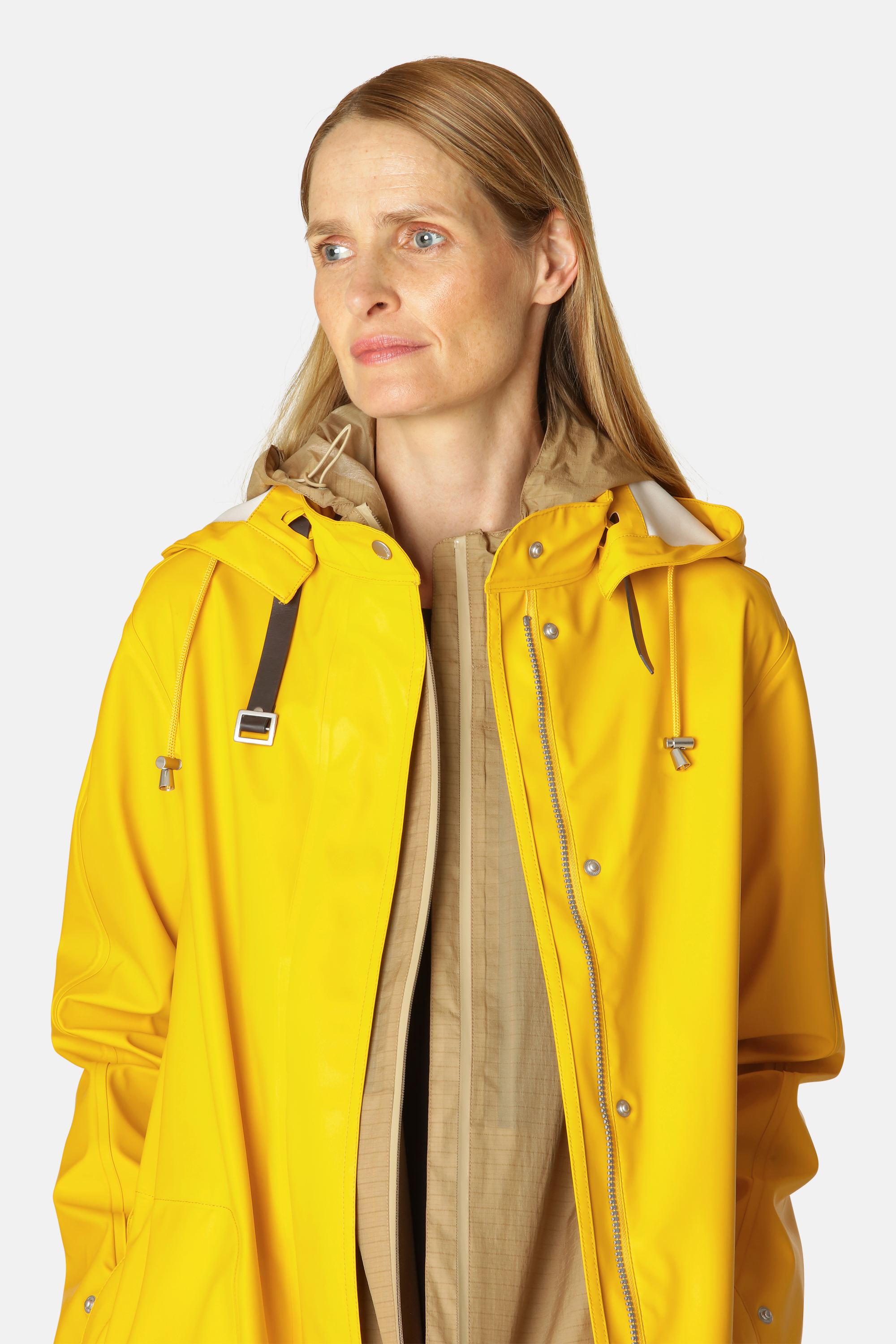 Leichter Regenmantel - Cyber Yellow
